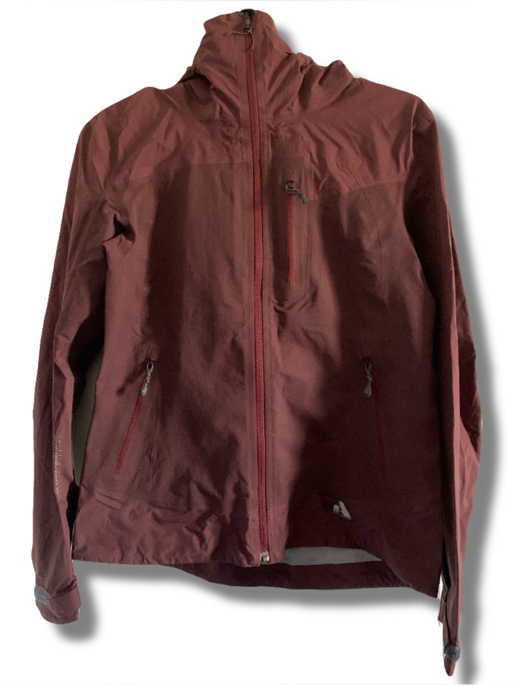 Eddie Bauer First Ascent Burgundy Lightweight Windbreaker Jacket Small